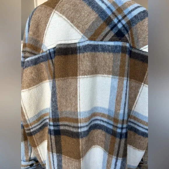 ZARA women’s wool blend oversized shacket size XL - Picture 6 of 13